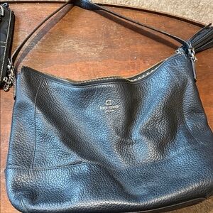 Kate Spade Pebbled Black Shoulder Bag